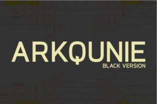 Arkqunie Black: A Bold Font for Clear Campaigns