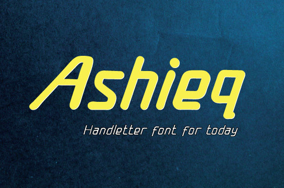 Ashieq: A Clean Sans Serif Font