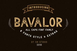 Bavalor Family: A Versatile Typeface for Creative Branding Projects