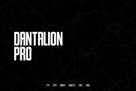 Dantalion: A Modern Typeface for Digital Marketing