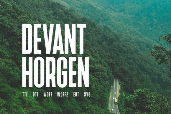 Devant Horgen: A Modern Sans Serif for Makers