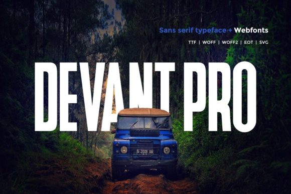Devant Pro: A Modern Font for Digital Marketing