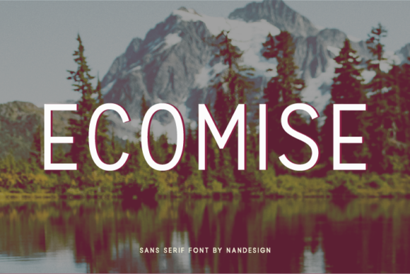 Ecomise: A Friendly Font for Creative Makers