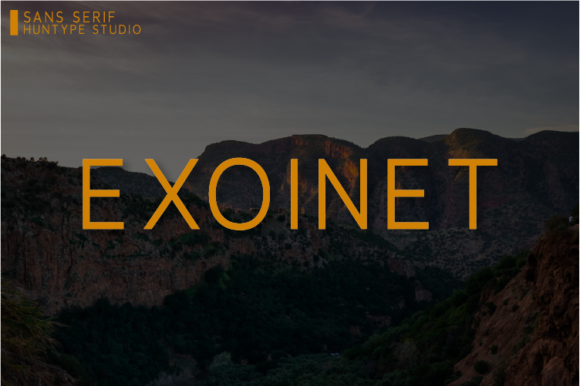 Exoinet: A Modern Sans Serif for Real-World Design
