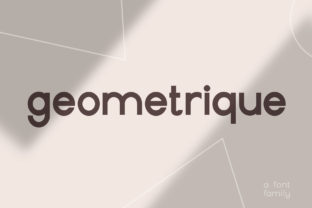 Geometrique Font: A Modern Typeface for Strong Branding