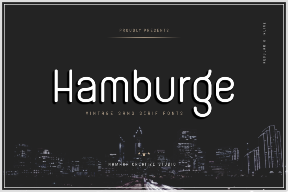 Hamburge: A Font for Every Craft