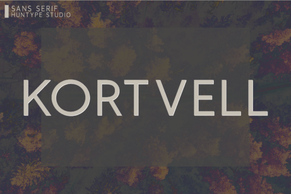 Kortvell: A Simple Sans Serif for Creative Projects