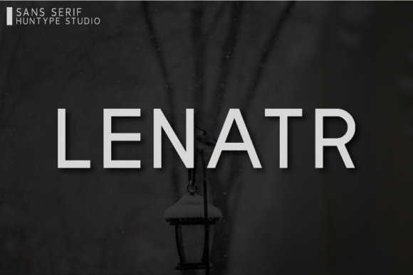 Lenatr: A Clean Sans Serif for Creative Projects