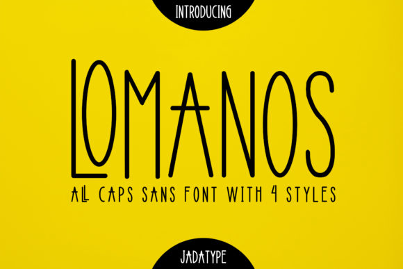 Lomanos: A Creative Font for Makers