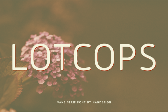 Lotcops Font: Elegant Sans Serif for Craft Projects