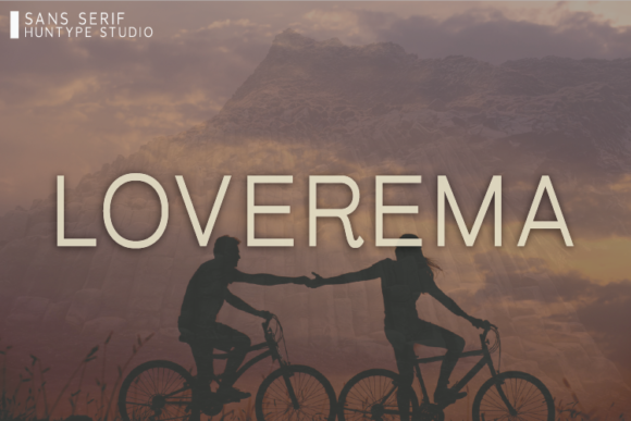 Loverema: A Clean Sans Serif for Creative Projects