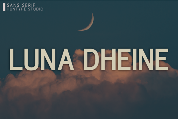 Luna Dheine: A Modern Typeface for Clear Design