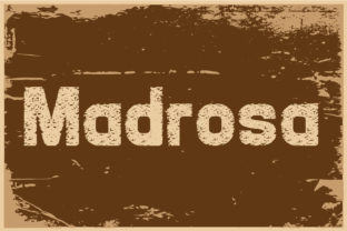 Madrosah: A Chalky Display Font