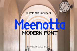 Meenotta: A Modern Typeface for Digital Marketing