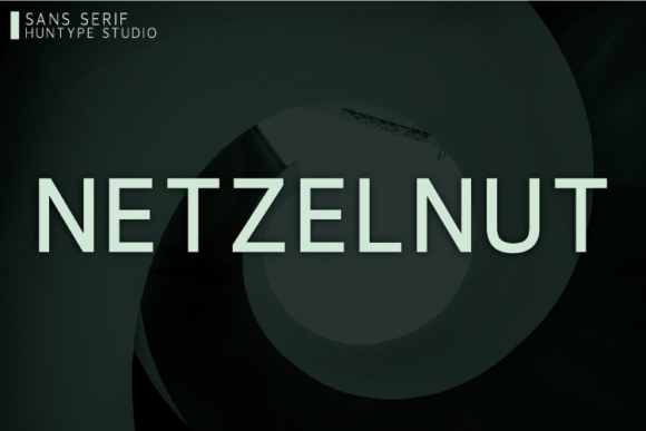 Netzelnut: A Clean Sans Serif for Branding