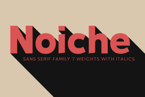 Noiche: A Fun and Friendly Sans Serif Font