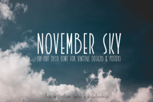 November Sky: A Premium Sans Serif Typeface for Creative Makers