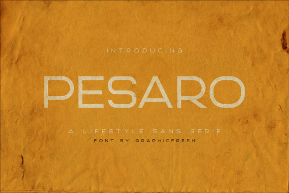 Pesaro Typeface: A Minimalist Font That Works for Real Campaigns
