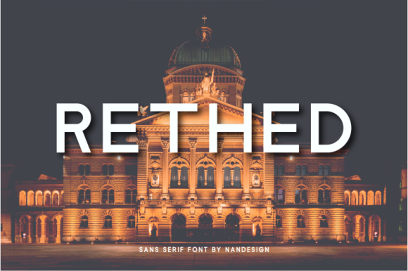 Rethed: A Casual Sans Serif for Creative Projects