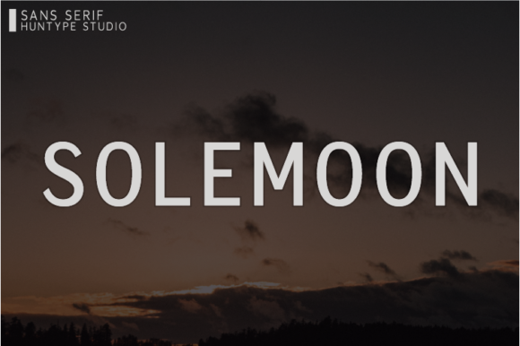 Solemoon: A Modern Typeface for Editorial Design