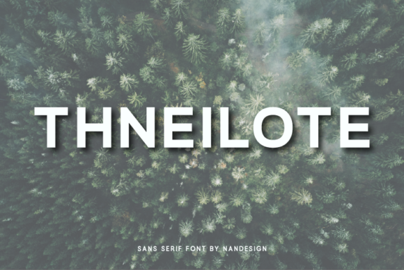 Thneilote: A Clean Sans Serif for Editorial Design