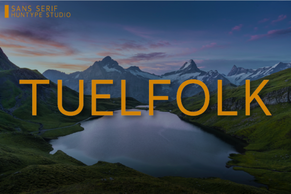 Tuelfolk: A Simple Sans Serif for Creative Projects